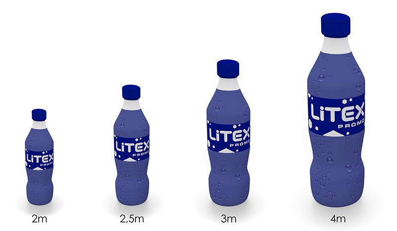 Butelka reklamowa stałociśnieniowa AirBlock