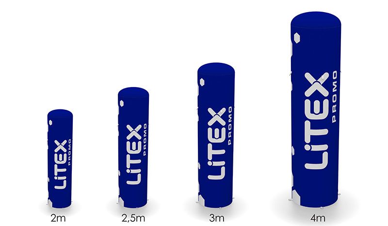 Słupek reklamowy stałociśnieniowy AirBlock